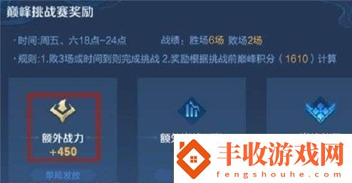 王者榮耀挑戰(zhàn)賽的額外戰(zhàn)力怎么加的