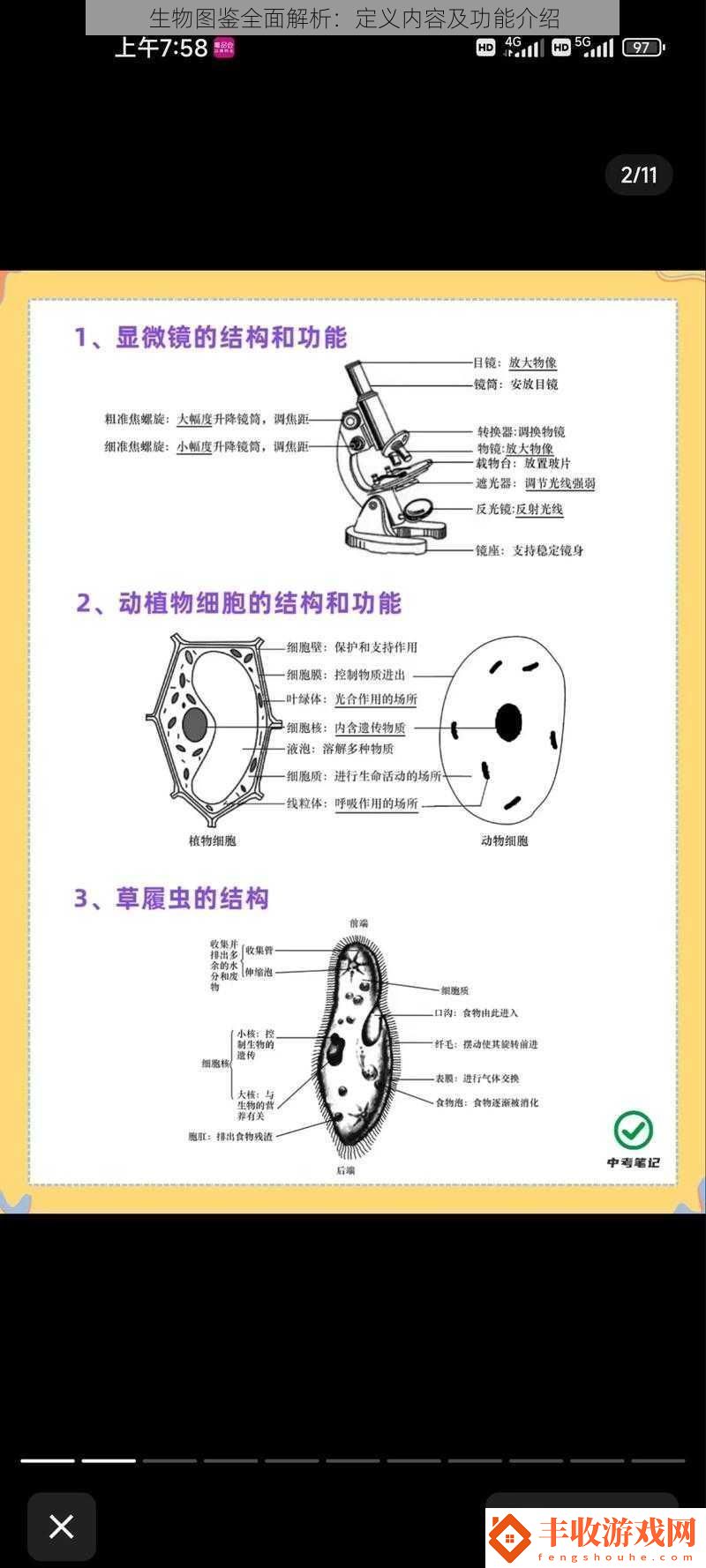 生物圖鑒全面解析