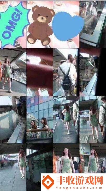 在商場中**美女裙底